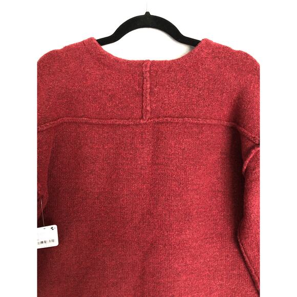 We The Free Women's Size Medium Eastwood Tunic Sweater Rhubarb Heather NEW - Picture 5 of 8
